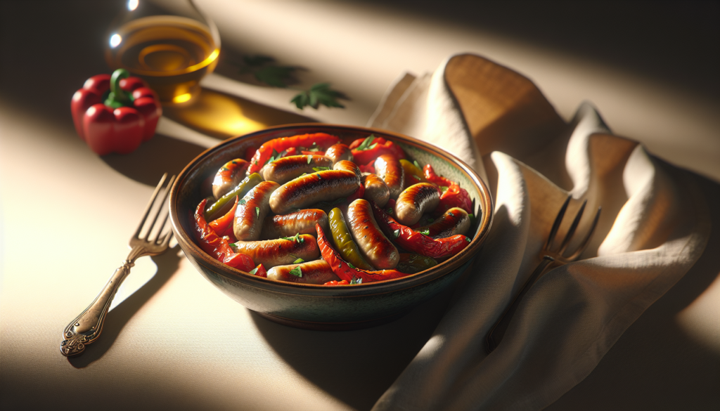 Kosher Italian Sausage and Peppers Recipe - Italian-American recipe