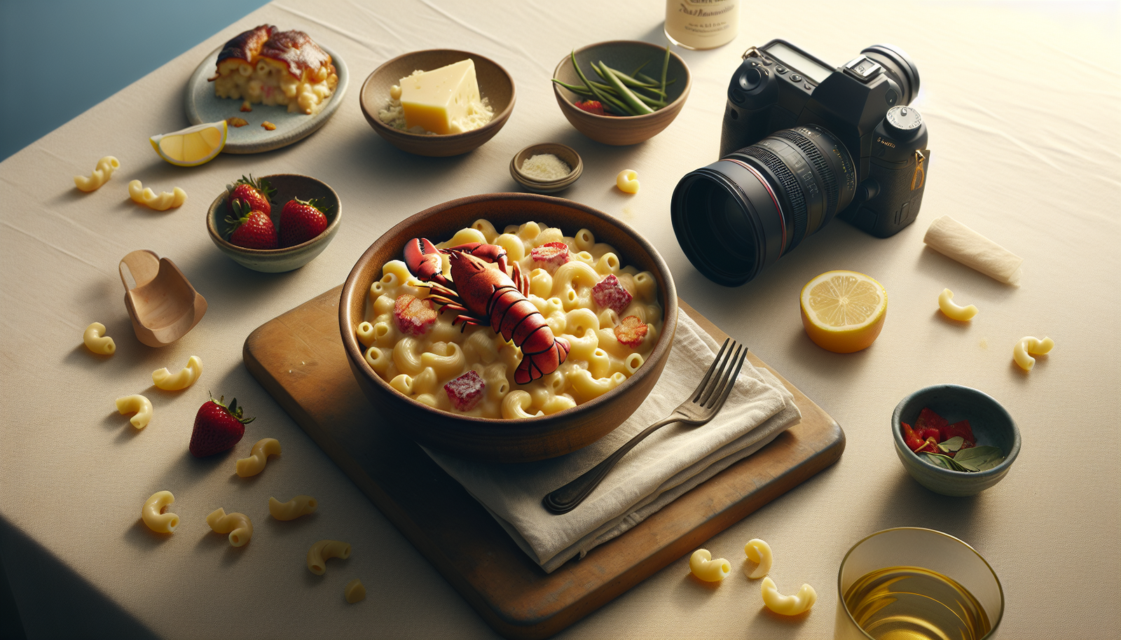 Kosher 'Lobster' Mac and Cheese with Hearts of Palm - American recipe
