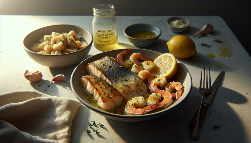 Kosher 'Scampi Style' Fish with Lemon Garlic Butter - Mediterranean recipe