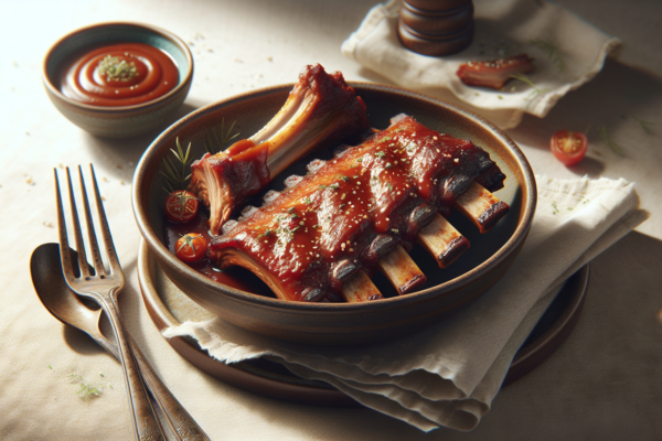 Kosher Slow Cooker BBQ Ribs With Homemade Sauce