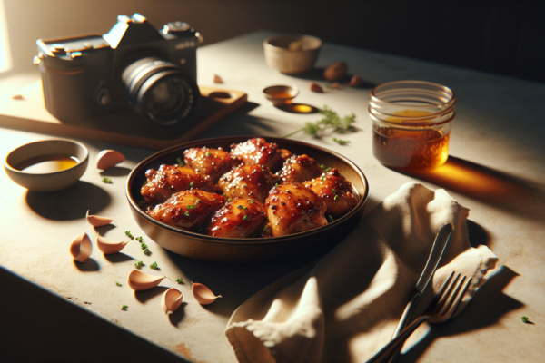 One Pan Honey Garlic Glazed Chicken Thighs – Crispy Kosher Weeknight Dinner