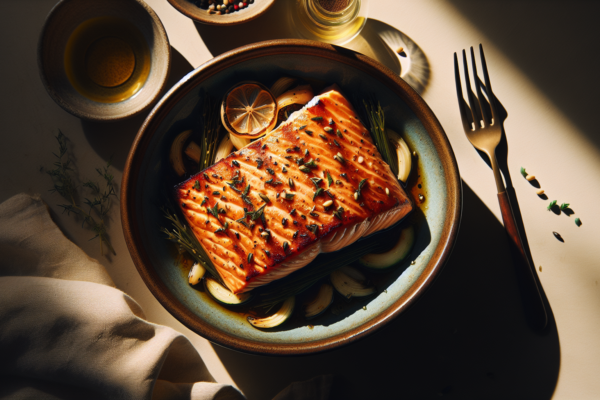 One Pan Honey Garlic Salmon (Easy Kosher Weeknight Recipe)