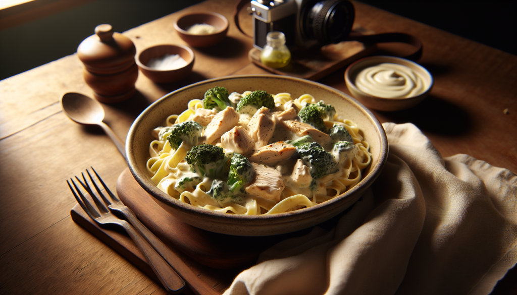 One Pot Kosher Chicken Alfredo with Creamy Non-Dairy Sauce - Italian-American recipe