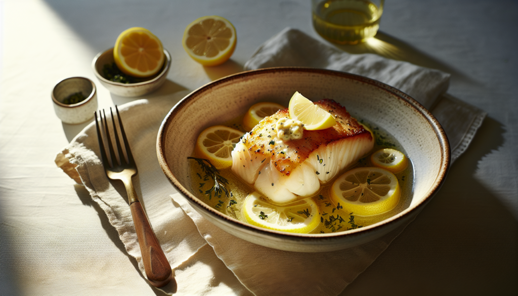 Perfect Baked Cod with Lemon Butter (Easy Kosher Recipe) - American recipe