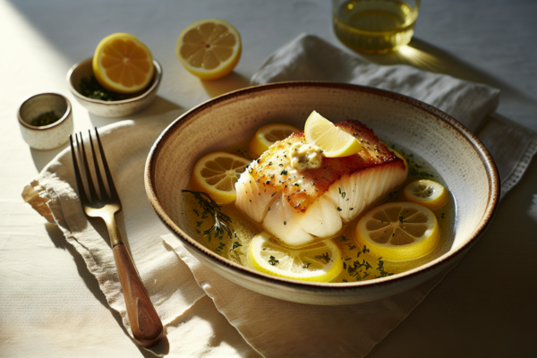 Perfect Baked Cod with Lemon Butter (Easy Kosher Recipe)