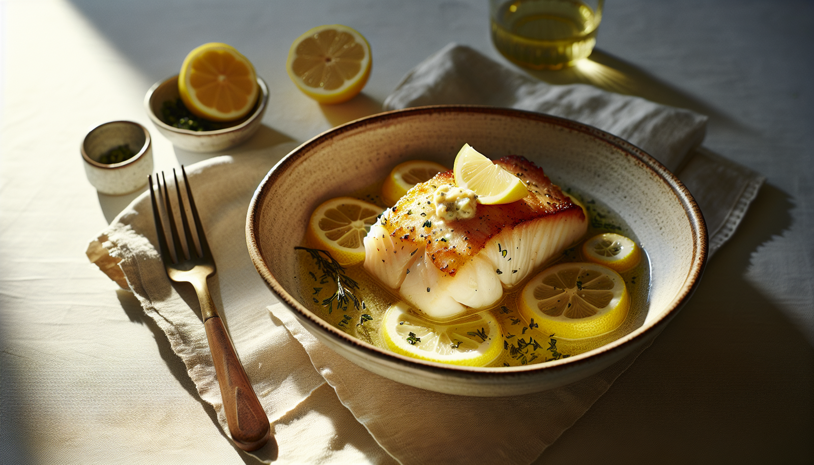 Perfect Baked Cod with Lemon Butter (Easy Kosher Recipe) - American recipe