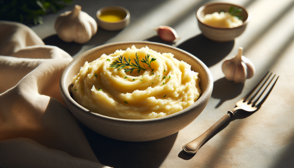 Perfect Creamy Garlic Mashed Potatoes - Kosher Recipe - American recipe
