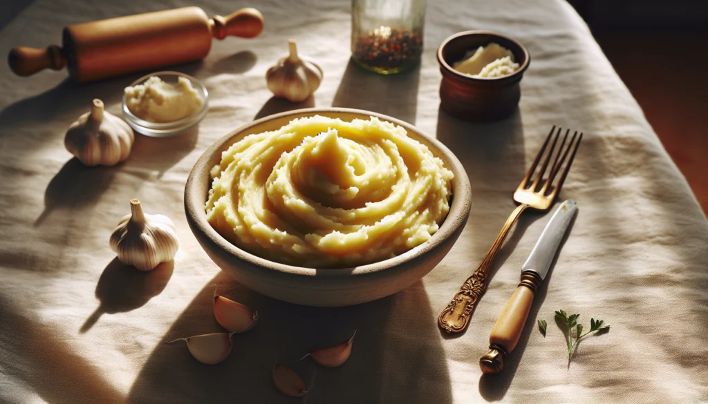 Perfect Creamy Garlic Mashed Potatoes - The Ultimate Kosher Side Dish - American recipe