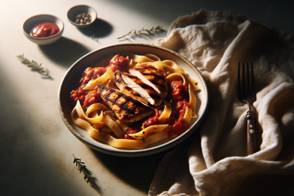 Perfect Grilled Chicken Marinara Pasta – Kosher Comfort Food