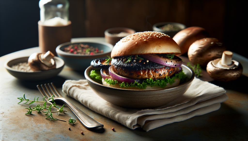 Perfect Grilled Portobello Mushroom Burgers - American recipe
