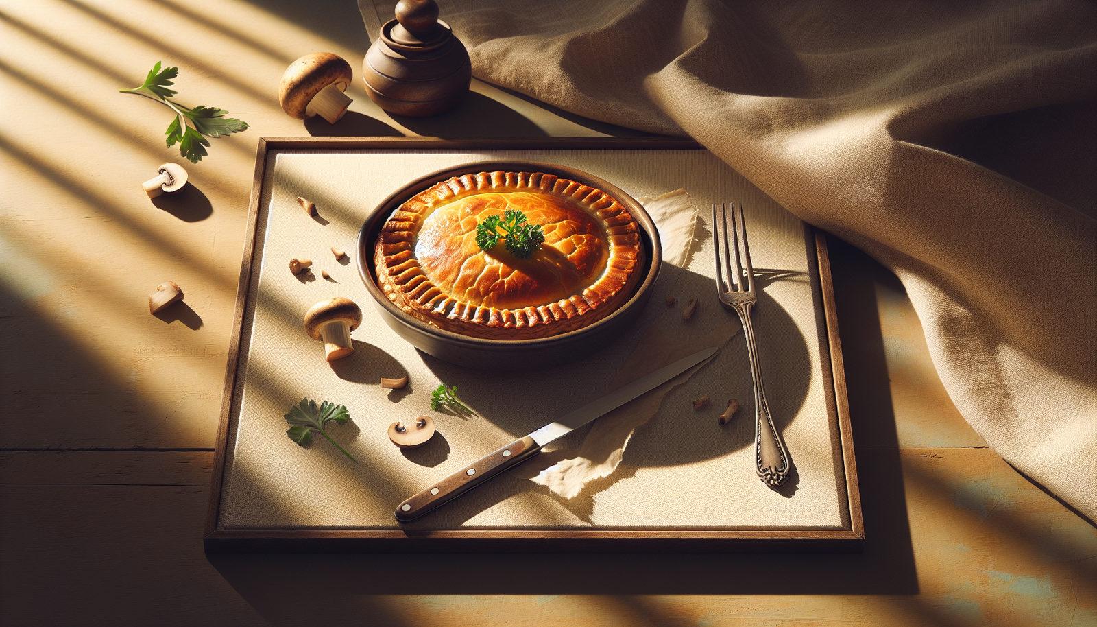 Perfect Kosher Beef And Mushroom Pie - Jewish recipe