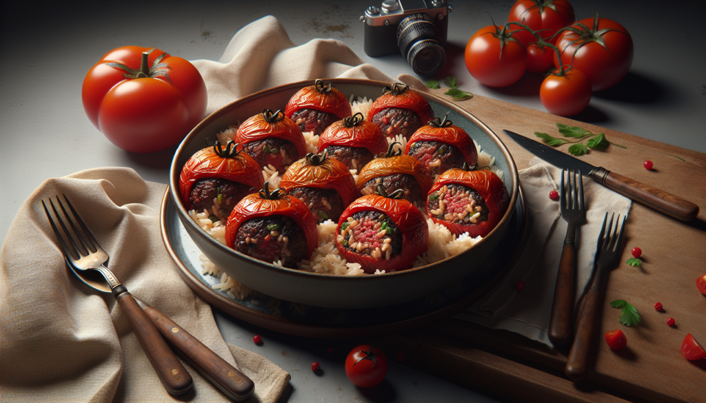 Perfect Kosher Beef and Rice Stuffed Tomatoes Recipe - Jewish recipe