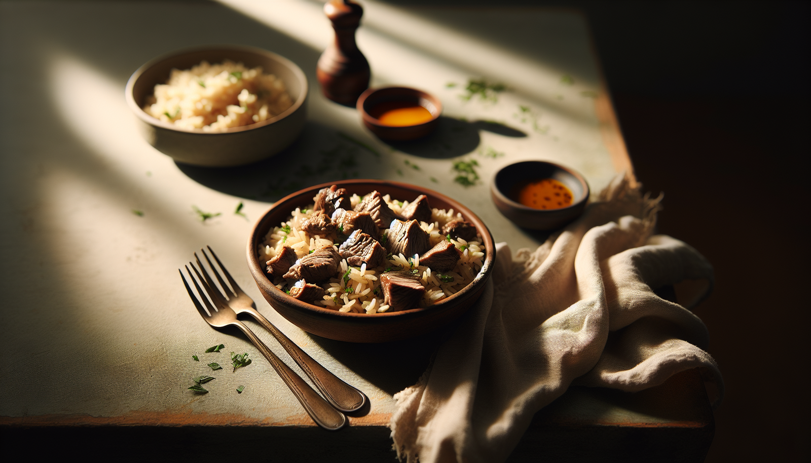 Perfect Kosher Lamb and Rice Pilaf - One-Pot Comfort - Middle Eastern recipe