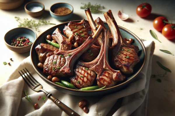 Perfect Kosher Lamb Chops Mediterranean Style