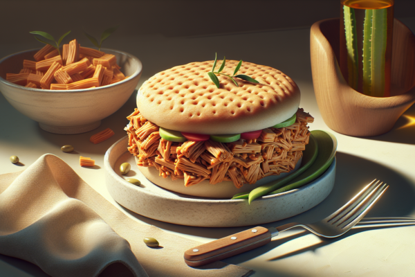 Perfect Kosher Pork Style Jackfruit Pulled Sandwiches