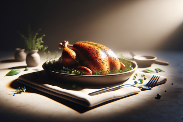 Perfect Kosher Roast Turkey With Fresh Herbs