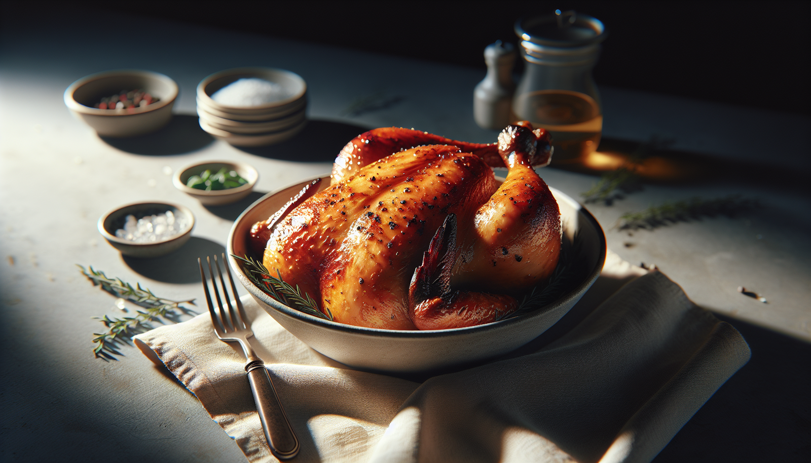 Perfect Kosher Roasted Chicken Recipe with Crispy Skin - Jewish recipe