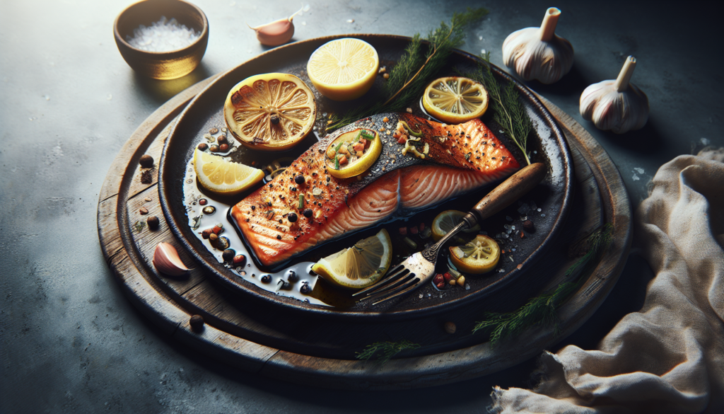 Perfect Lemon Garlic Salmon - Crispy Skin and Tender Flakes Every Time - Mediterranean recipe
