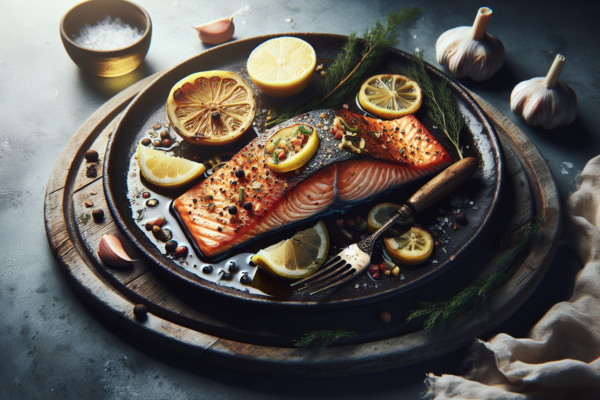 Perfect Lemon Garlic Salmon – Crispy Skin and Tender Flakes Every Time