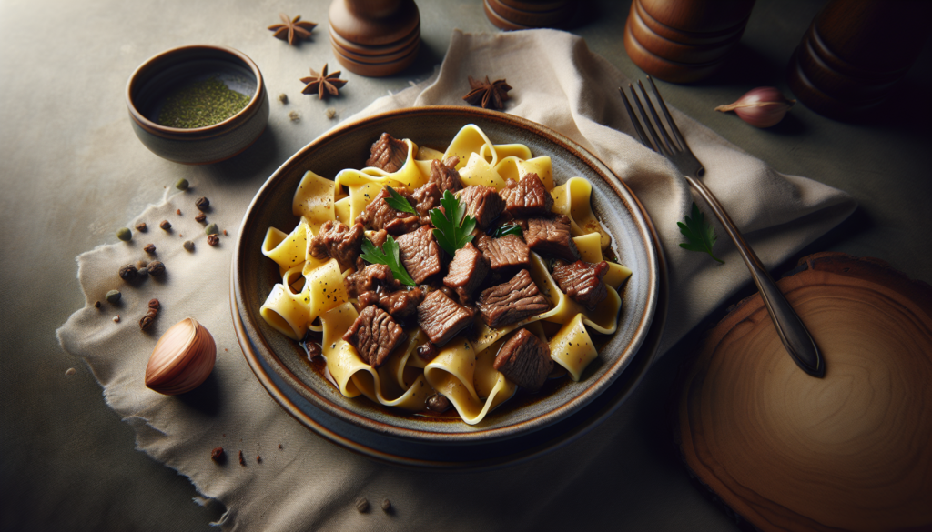 Rich Kosher Beef Ragu with Pappardelle - Wild Boar Style - Italian-Jewish recipe