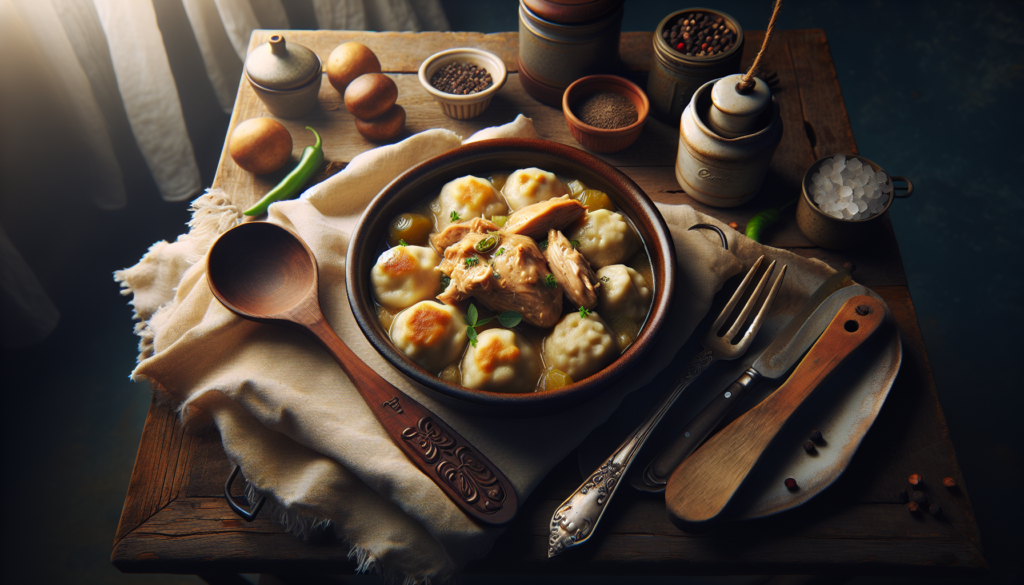 Slow Cooker Chicken and Dumplings - American recipe