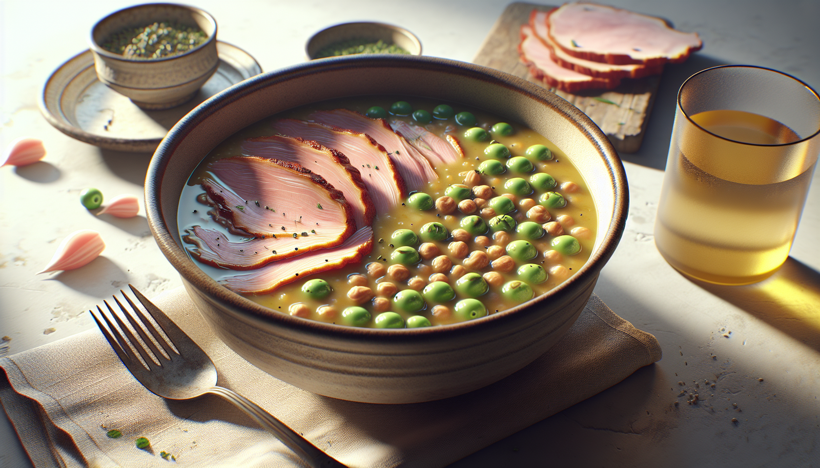 Slow Cooker Kosher Split Pea Soup with Smoked Turkey - Jewish recipe