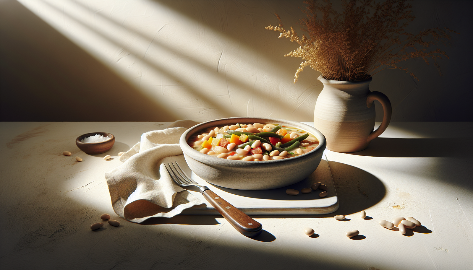 Slow Cooker White Bean and Vegetable Stew Recipe - American recipe