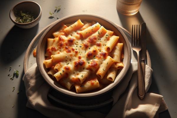 Three Cheese Kosher Baked Ziti Recipe