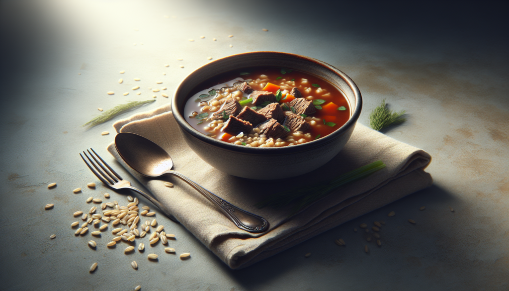 Classic Kosher Beef and Barley Soup - Hearty Comfort Food - Jewish recipe