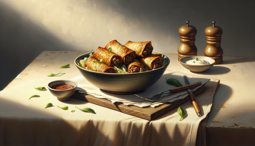 Classic Kosher Beef and Cabbage Egg Rolls - Asian-Jewish Fusion recipe