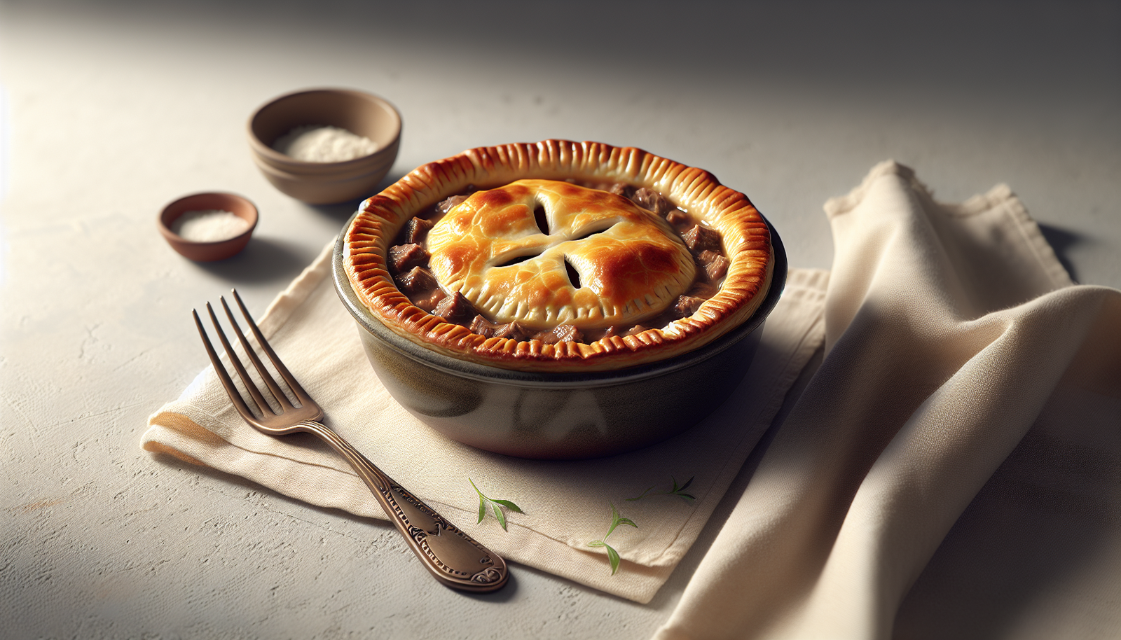 Classic Kosher Beef Pot Pie With Buttery Flaky Crust - Jewish-American recipe
