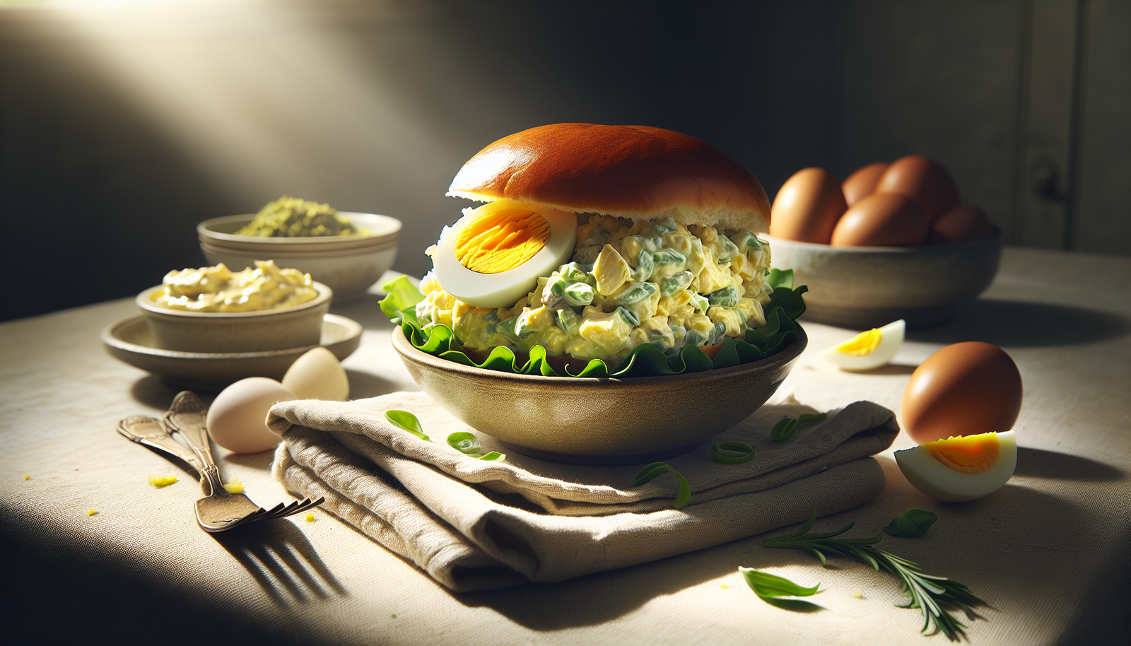 Classic Kosher Egg Salad Sandwich Recipe - Jewish American recipe