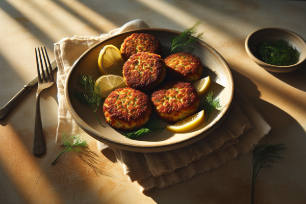Classic Kosher Fish Cakes with Lemon Dill – Crispy & Light