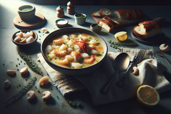 Classic Kosher Fish Chowder New England Style