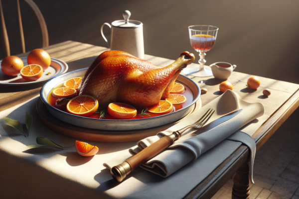 Classic Kosher Goose Leg Confit With Orange