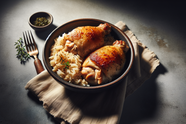 Classic Kosher Stuffed Chicken Thighs With Rice