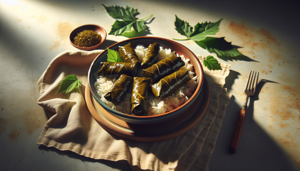 Classic Kosher Stuffed Grape Leaves With Rice - Mediterranean recipe
