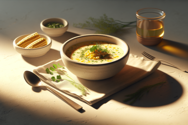 Creamy Kosher Corn Chowder with Fresh Herbs