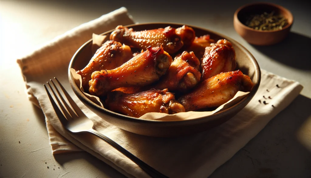 Crispy Baked Chicken Wings with Perfect Golden Skin - American recipe