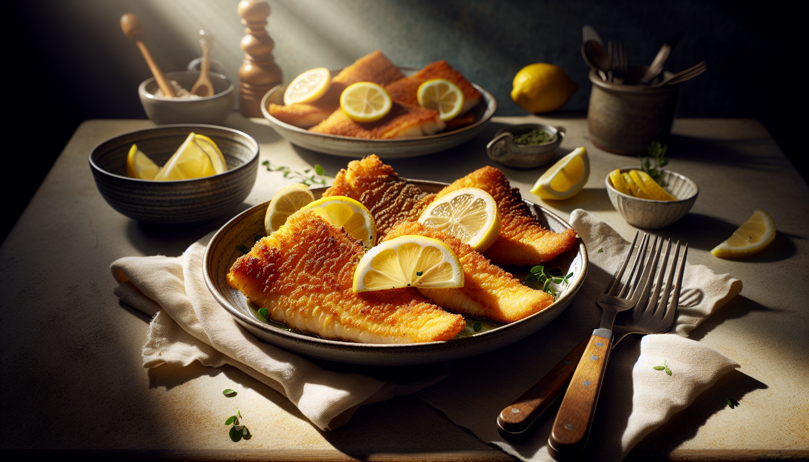 Crispy Baked Fish Fillets With Lemon - Perfect Kosher Dinner - Jewish recipe