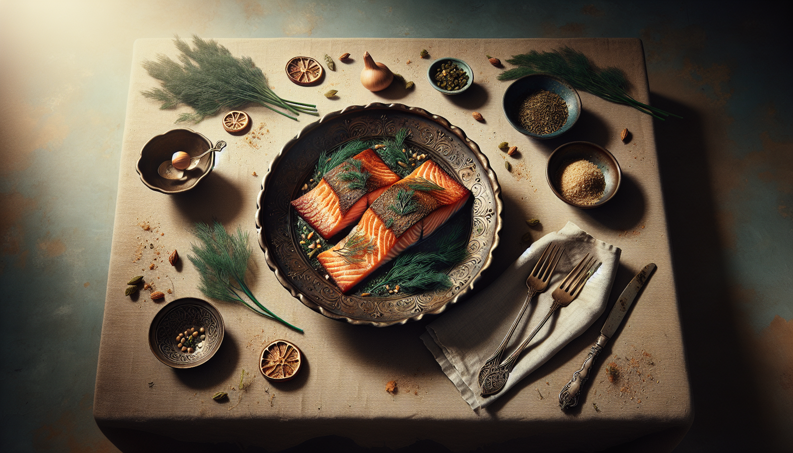 Crispy Baked Salmon With Dill - Easy Kosher Recipe - Jewish recipe