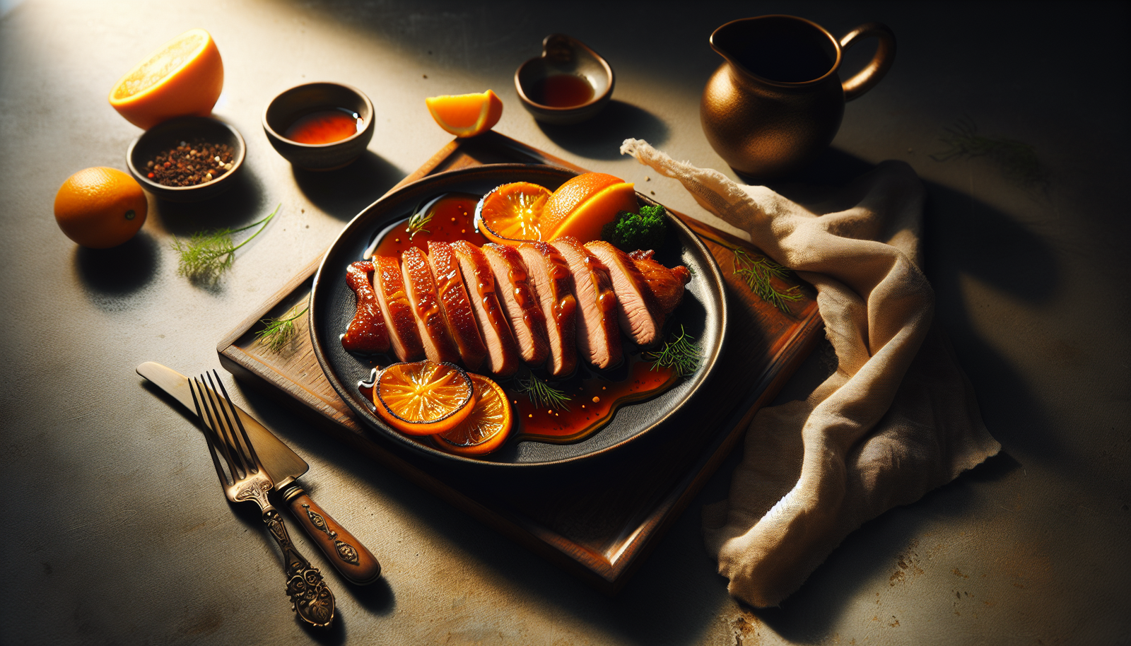 Crispy Kosher Duck Breast with Sweet Orange Glaze - Modern Kosher recipe