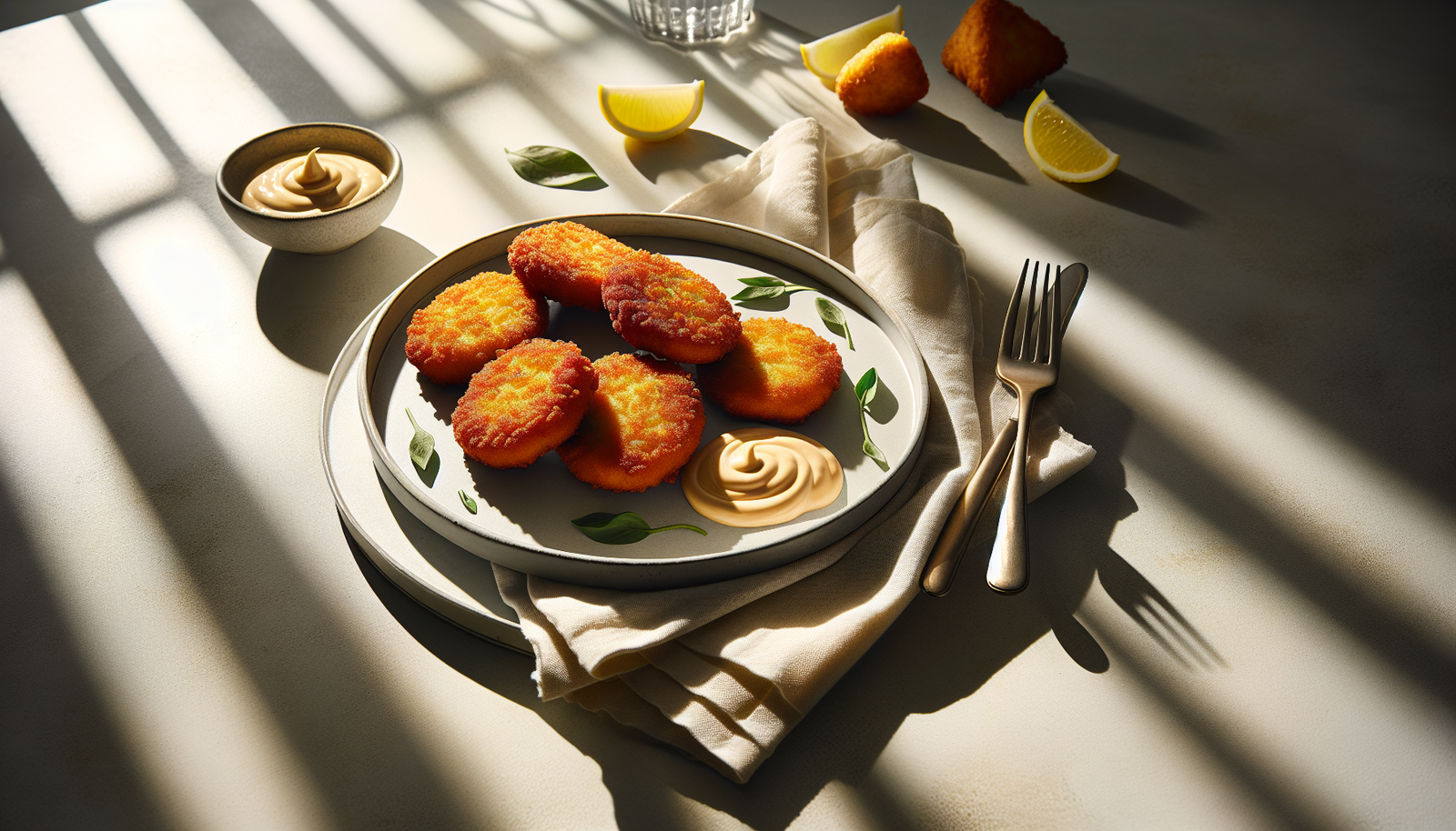 Crispy Kosher Fish Fritters With Spicy Mayo - Jewish recipe