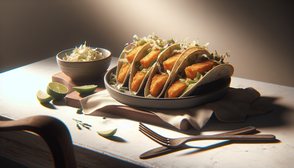 Crispy Kosher Fish Tacos with Tangy Cabbage Slaw - Mexican-American recipe