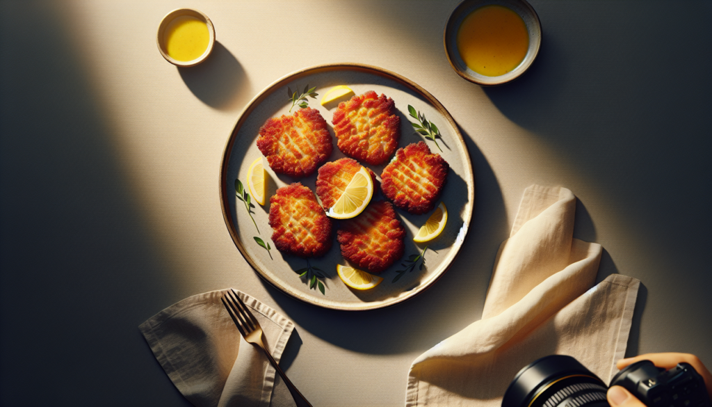 Crispy Kosher Veal Cutlets with Bright Lemon Sauce - Jewish recipe