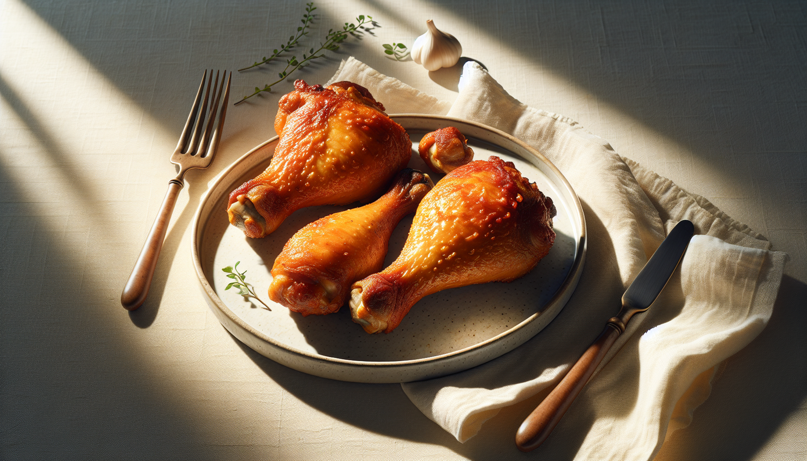 Easy Baked Chicken Drumsticks With Crispy Skin Recipe - American recipe