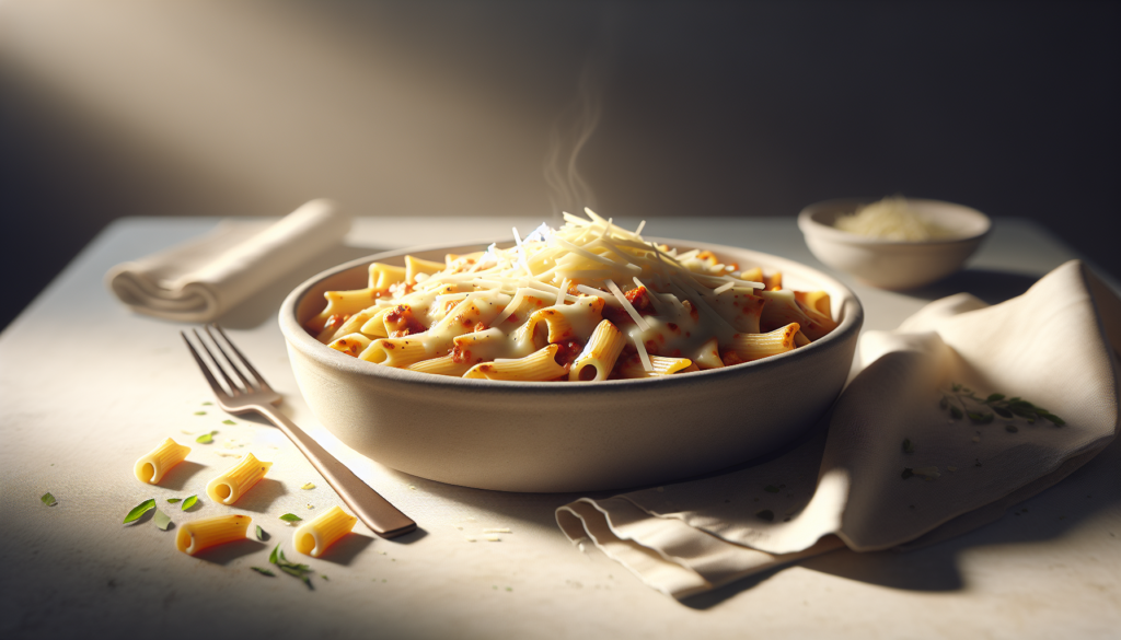 Easy Kosher Baked Ziti With Three Cheeses Recipe - Italian-American recipe