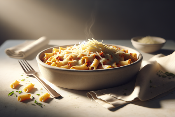 Easy Kosher Baked Ziti With Three Cheeses Recipe