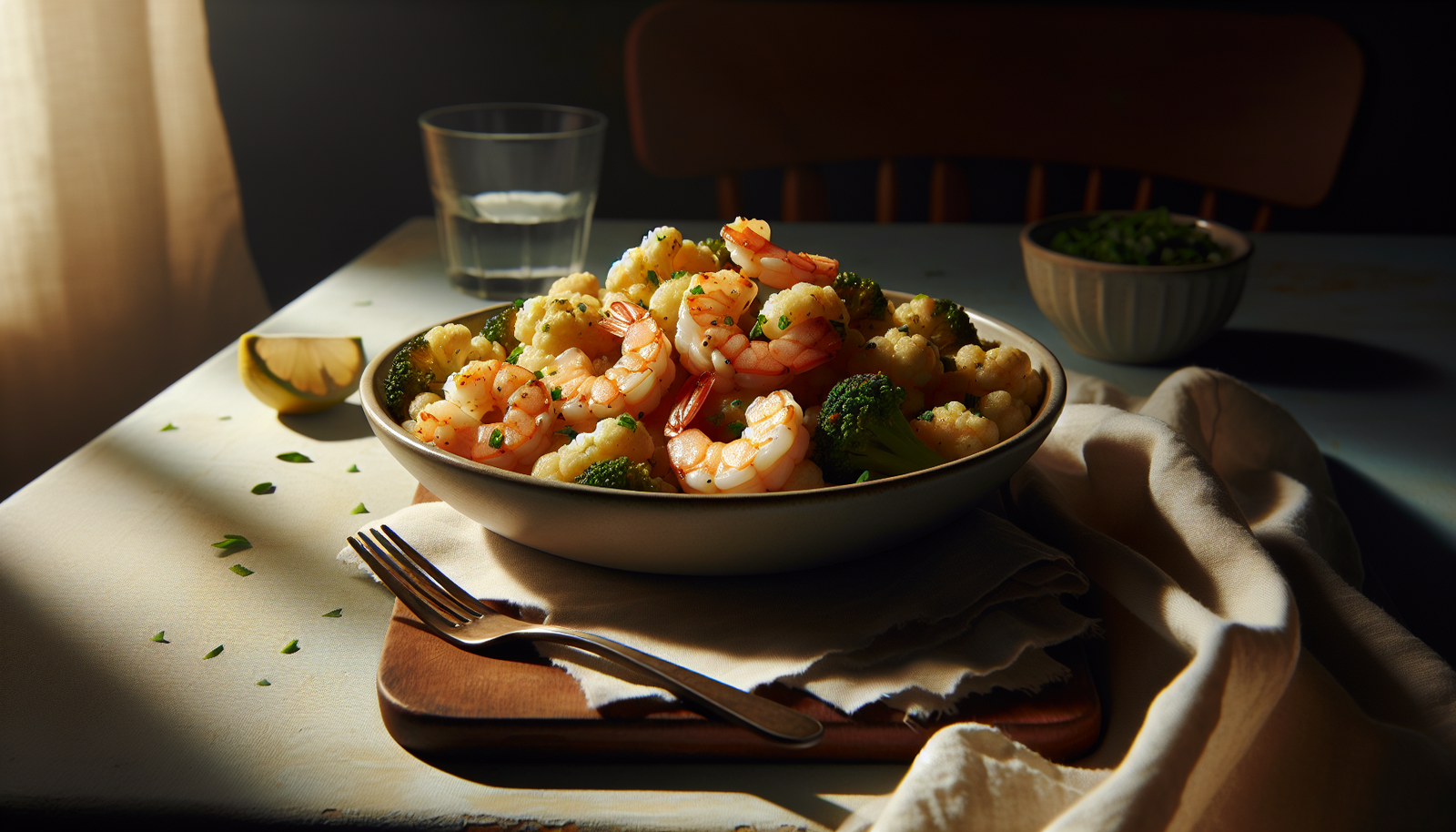 Easy Kosher Cauliflower Scampi - Shrimp-Style Plant-Based - Mediterranean recipe