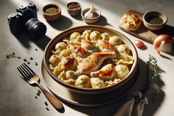 Easy Kosher Chicken and Dumpling Casserole Recipe